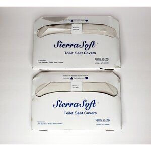 2 Pack of Disposable Toilet Seat Covers Sierra Soft